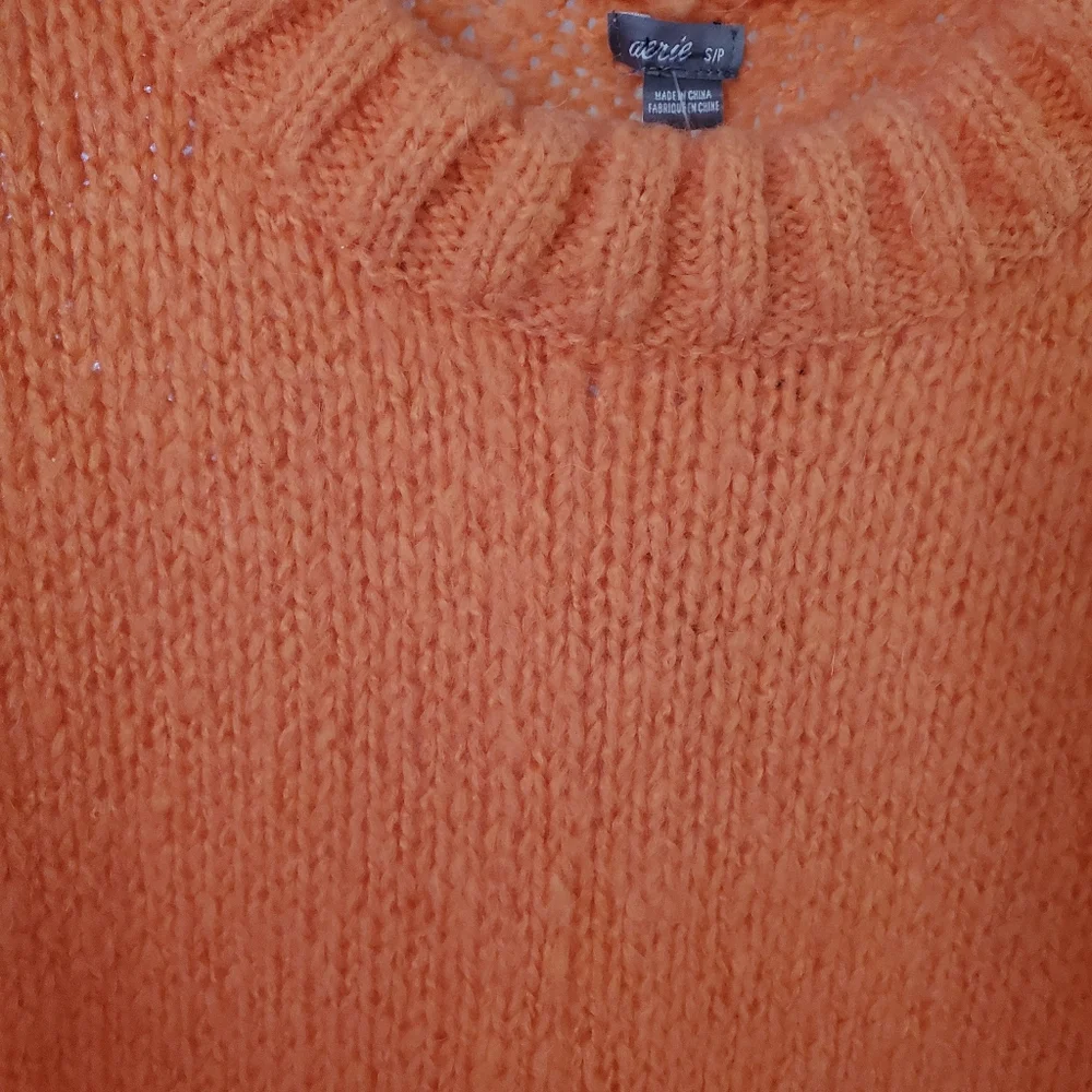 aerie Wool Alpaca Oversized Crewneck Sweater S
